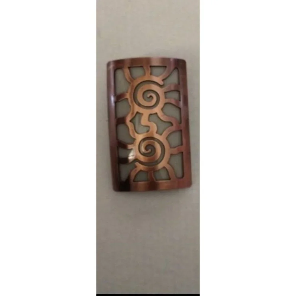 Copper Art Deco Night Light Cover-LIKE NEW